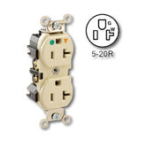 Leviton 8300-IG Isolated Ground Narrow Body Duplex Receptacle